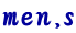 men,s